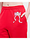 Hello Kitty® & Friends | A.LAB Hello Kitty Pink Ribbon Red Sweatpants - Thumbnail image 6 of 11