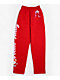 Hello Kitty® & Friends | A.LAB Hello Kitty Pink Ribbon Red Sweatpants - Thumbnail image 7 of 11