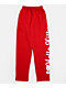 Hello Kitty® & Friends | A.LAB Hello Kitty Pink Ribbon Red Sweatpants - Thumbnail image 8 of 11