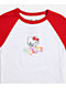 Hello Kitty® & Friends | A.LAB Hello Kitty Pink Ribbon White & Red Crop T-Shirt - Thumbnail image 6 of 6