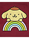 Hello Kitty® & Friends | A.LAB Pompompurin™ Over The Rainbow Brown T-Shirt - Thumbnail image 6 of 7