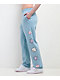 Hello Kitty® and Friends | A.LAB Cinnamoroll™ Pink Ribbon Blue Sweatpants - Thumbnail image 8 of 13
