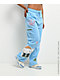 Hello Kitty® and Friends | A.LAB Cinnamoroll™ Street Graffiti Blue Cargo Sweatpants - Thumbnail image 1 of 7