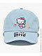 Hello Kitty® and Friends | A.LAB Hello Kitty® Cyber Y2K Blue Strapback Hat - Thumbnail image 3 of 3