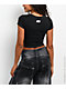 Hello Kitty® and Friends | A.LAB Hello Kitty® Digital Dream Black Crop T-Shirt - Thumbnail image 2 of 3