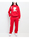 Hello Kitty® and Friends | A.LAB Hello Kitty® Pink Ribbon Red Hoodie - Thumbnail image 9 of 10