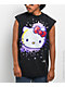 Hello Kitty® and Friends | A.LAB Hello Kitty® Tokyo Skate Black Wash Tank Top - Thumbnail image 2 of 3