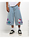 Hello Kitty® and Friends | A.LAB Hello Kitty® Tokyo Skate Blue Denim Shorts - Thumbnail image 1 of 7