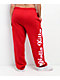 Hello Kitty® and Friends | A.LAB Hello Kitty Pink Ribbon Red Sweatpants - Thumbnail image 4 of 11