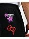 Hello Kitty® and Friends | A.LAB Hello Kitty Tokyo Skate Black Sweatpants - Thumbnail image 2 of 6