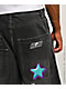 Hello Kitty® and Friends | A.LAB Kuromi™ Tokyo Skate Black Denim Shorts - Thumbnail image 3 of 6