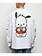 Hello Kitty® and Friends | A.LAB Pochacco™ Over The Rainbow White Long Sleeve T-Shirt - Thumbnail image 2 of 9