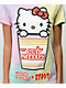 Hello Kitty x Cup Noodles Rainbow Pastel Tie Dye T-Shirt