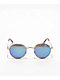 Heritage Gold & Blue Round Sunglasses - Thumbnail image 2 of 2