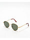 Heritage Gold & Green Round Sunglasses - Thumbnail image 1 of 2