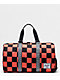 Herschel Novel Checker Clash Bolso deportivo rojo y negro