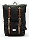 Herschel Supply Co. Little America Mid Eco Black & Brown Backpack - Thumbnail image 1 of 2