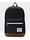 Herschel Supply Co. Pop Quiz Eco Black & Saddle Backpack - Thumbnail image 1 of 4