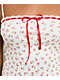 Hesperus Cherry Red & Cream Crop Tank Top - Thumbnail image 4 of 5