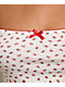 Hesperus Strawberry Red & Cream Crop Tank Top - Thumbnail image 4 of 5