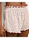 Hesperus Strawberry Red & Cream Lounge Shorts - Thumbnail image 3 of 4