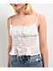 Hesperus White Chiffon Ribbon Tank Top - Thumbnail image 3 of 3
