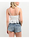 Hesperus White Chiffon Ribbon Tank Top - Thumbnail image 2 of 3