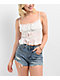 Hesperus White Chiffon Ribbon Tank Top - Thumbnail image 1 of 3