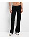 Hespurus Knit Black Wide Leg Sweatpants - Thumbnail image 1 of 4