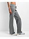 Hespurus Knit Grey Wide Leg Sweatpants - Thumbnail image 4 of 4