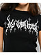 Hey Ruca Mi Vida Loca Black Crop T-Shirt - Thumbnail image 3 of 5