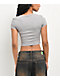 Highlight LA x Betty Boop Grey Crop T-Shirt - Thumbnail image 2 of 3