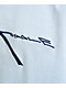 Hoddle Warped Jersey Blue & Navy Raglan T-Shirt - Thumbnail image 4 of 5