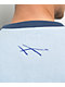 Hoddle Warped Jersey Blue & Navy Raglan T-Shirt - Thumbnail image 5 of 5