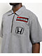 Honda Marked White Quarter Zip Work Shirt - Thumbnail image 3 of 7