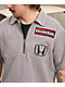 Honda Marked White Quarter Zip Work Shirt - Thumbnail image 5 of 7