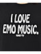 Honey TV I Love Emo Black T-Shirt - Thumbnail image 2 of 2