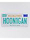 Hoonigan Florida White License Plate