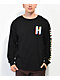 Hoonigan Hi Def Bracket Black Long Sleeve T-Shirt - Thumbnail image 2 of 3
