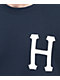 Huf Forever Navy Crewneck Sweatshirt - Thumbnail image 3 of 4