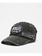 Hurley x Travis Barker Destroyed Black Wash Strapback Hat - Thumbnail image 1 of 5