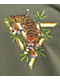 Hypland Orange Tiger Logo Olive Green T-Shirt - Thumbnail image 3 of 3