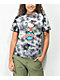 Hypland x Hello Kitty Worldwide Black & White Tie Dye T-Shirt - Thumbnail image 1 of 4