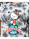 Hypland x Hello Kitty Worldwide camiseta tie dye blanca y negra 
