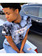 Hypland x Hunter x Hunter Killua Eye Blue & Black Tie Dye T-Shirt