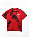 Hypland x InuYasha Crescent camiseta tie dye roja