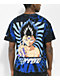 Hypland x Yu Yu Hakusho Hiei Hypnosis Blue & Black Tie Dye T-Shirt - Thumbnail image 1 of 4