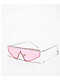 I-SEA Wave Shield Pink Sunglasses