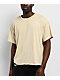 ITA Eon Distressed Sand Wash Crop T-Shirt - Thumbnail image 1 of 2