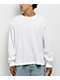 ITA Flux White Thermal Long Sleeve Boxy T-Shirt - Thumbnail image 1 of 3